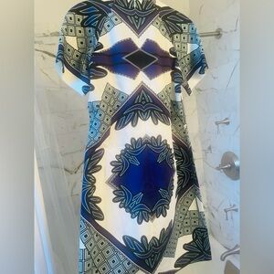 Derek Lam Cotton Printed Mini Dress